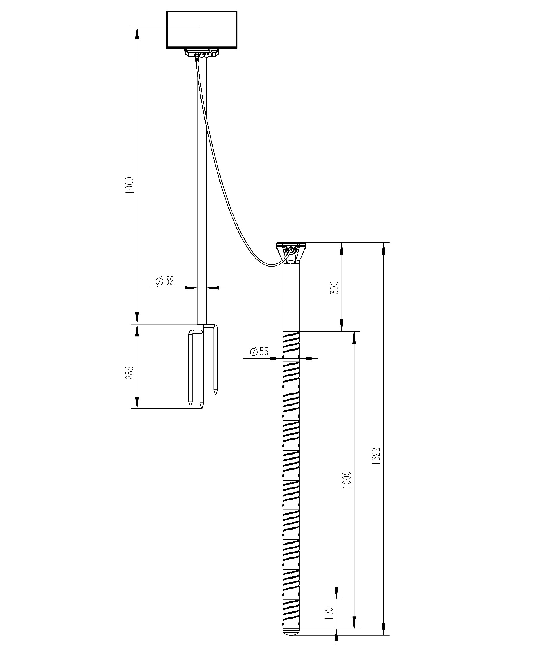 十層管式土壤墑情監(jiān)測(cè)站