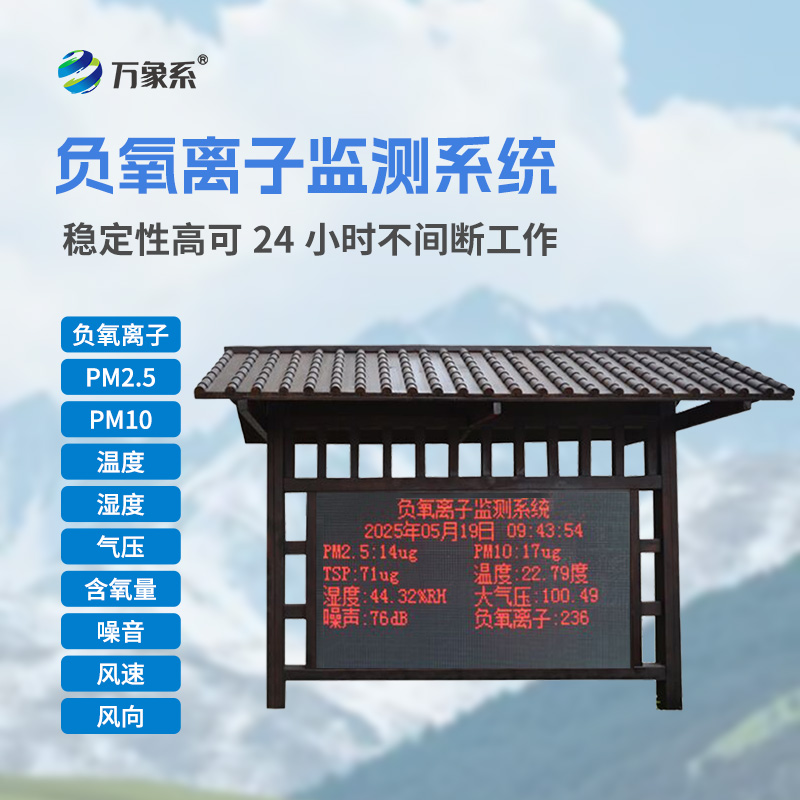 國產全自動負氧離子在線監(jiān)測系統(tǒng)